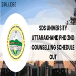 SDS University Uttarakhand PhD 2nd Counselling Schedule Out